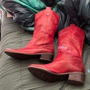 Franco Sarto 14” Leather Boots.